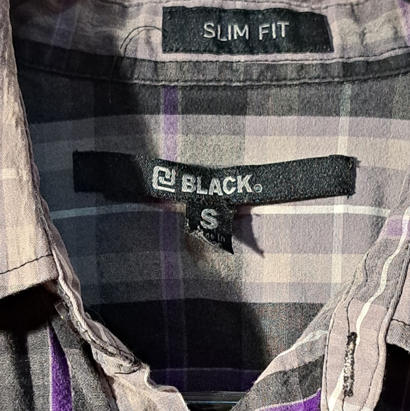 See New Listing Men's Size Small CJ Black Rue 21 Slim Fit Long Sleeve Shirt - Picture 3 of 13